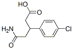 3-(4-Chloro phenyl) Glutaric acid monoamide Struktur