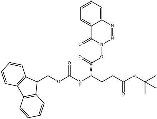 Fmoc-Glu(OBut)-ODhbt Struktur