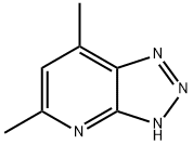 v-Triazolo[4,5-b]pyridine, 5,7-dimethyl- (6CI) Struktur