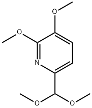 6-(Dimethoxymethyl)-2,3-dimethoxypyridine Struktur