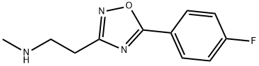 {2-[5-(4-fluorophenyl)-1,2,4-oxadiazol-3-yl]ethyl}methylamine Struktur