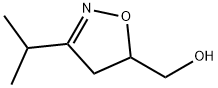 (3-isopropyl-4,5-dihydro-5-isoxazolyl)methanol(SALTDATA: FREE) Struktur