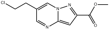 methyl 6-(2-chloroethyl)pyrazolo[1,5-a]pyrimidine-2-carboxylate Struktur