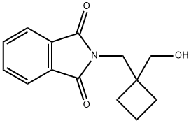 2-{[1-(hydroxymethyl)cyclobutyl]methyl}-1H-isoindole-1,3(2H)-dione Struktur