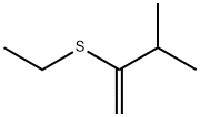 2-ethylsulfanyl-3-methyl-but-1-ene Struktur