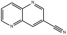 1,5-Naphthyridine-3-carbonitrile Struktur