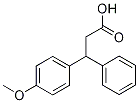 3-(4-methoxyphenyl)-3-phenylpropanoic acid Struktur