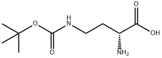 H-D-DAB(BOC)-OH Struktur