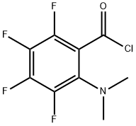 Benzoyl chloride, 2-(diMethylaMino)-3,4,5,6-tetrafluoro- Struktur