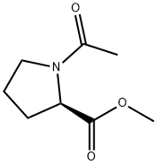 D-Proline, 1-acetyl-, methyl ester (9CI) Struktur