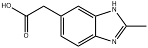 5(or6)-Benzimidazoleaceticacid,2-methyl-(6CI) Struktur