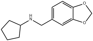 BENZO[1,3]DIOXOL-5-YLMETHYL-CYCLOPENTYL-AMINE Struktur