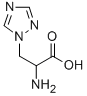 1H-1,2,4-Triazole-1-propanoicacid,alpha-amino-(9CI) Struktur