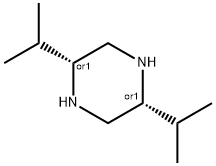 Piperazine, 2,5-bis(1-methylethyl)-, cis- (9CI) Struktur