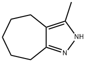 Cycloheptapyrazole,  2,4,5,6,7,8-hexahydro-3-methyl- Struktur