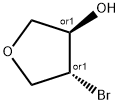 trans-3-Bromo-4-hydroxytetrahydrofuran Struktur