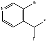 Pyridine, 3-bromo-4-(difluoromethyl)- (9CI) Struktur