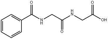 BENZOYL-GLYCYL-GLYCINE Struktur