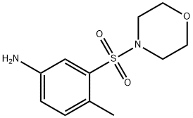 4-Methyl-3-(4-Morpholinosulfonyl)aniline Struktur