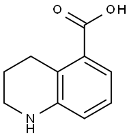 1,2,3,4-TETRAHYDROQUINOLINE-5-CARBOXYLIC ACID Struktur