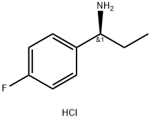 (S)-alpha-Ethyl-4-fluorobenzylamine hydrochloride Struktur