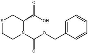 (S)-4-CBZ-THIOMORPHOLINE-3-CARBOXYLIC ACID Struktur