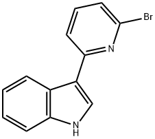 3-(6-BroMo-pyridin-2-yl)-1H-indole, 98+% C13H9BrN2, MW: 273.13 Struktur