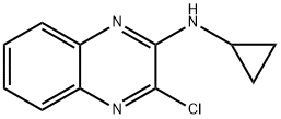 (3-Chloro-quinoxalin-2-yl)-cyclopropyl-amine Struktur