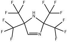 2,2,5,5-tetrakis(trifluoromethyl)-3-imidazoline Struktur