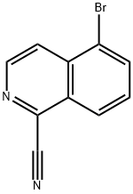 5-Bromo-isoquinoline-1-carbonitrile Struktur