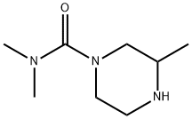 1-Piperazinecarboxamide,N,N,3-trimethyl-(9CI) Struktur