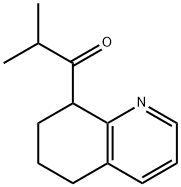 1-Propanone, 2-methyl-1-(5,6,7,8-tetrahydro-8-quinolinyl)- Struktur