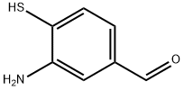 Benzaldehyde, 3-amino-4-mercapto- (9CI) Struktur