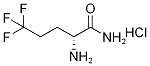 (2R)-2-aMino-5,5,5-trifluoro-PentanaMide hydrochloride Struktur