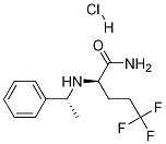 (R)-5,5,5-trifluoro-2-((R)-1-phenylethylaMino)pentanaMide (Hydrochloride) Struktur