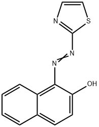 1-(2-THIAZOLYLAZO)-2-NAPHTHOL Structure