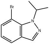 1H-Indazole, 7-broMo-1-(1-Methylethyl)- Struktur