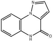 Pyrazolo[1,5-a]quinoxalin-4(5H)-one (6CI) Struktur