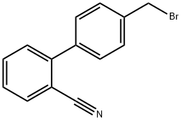 4-Bromomethyl-2-cyanobiphenyl Structure