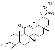 Glycyrrhetinic acid sodium salt Struktur