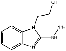 2H-Benzimidazol-2-one,1,3-dihydro-1-(2-hydroxyethyl)-,hydrazone(9CI) Struktur