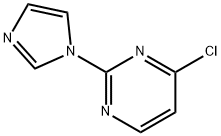 4-chloro-2-(1H-imidazol-1-yl)pyrimidine Struktur