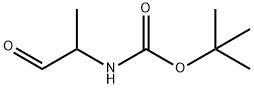 Carbamic acid, (1-methyl-2-oxoethyl)-, 1,1-dimethylethyl ester (9CI) Struktur