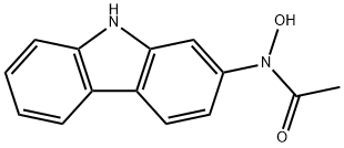 2-(N-hydroxyacetamido)carbazole Struktur