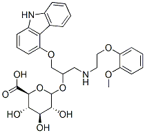 Carvedilol b-D-Glucuronide Struktur