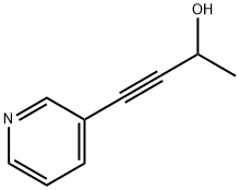 3-Butyn-2-ol, 4-(3-pyridinyl)- (9CI) Struktur