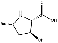 L-Proline, 3-hydroxy-5-methyl-, (3S,5S)- (9CI) Struktur