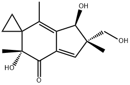 隱陡頭菌素S 結(jié)構(gòu)式