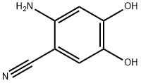 Benzonitrile, 2-amino-4,5-dihydroxy- (9CI) Struktur