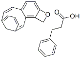 7,11-Methano-1H-cyclodeca[3,4]benz[1,2-b]oxete, benzenepropanoic acid deriv. Struktur